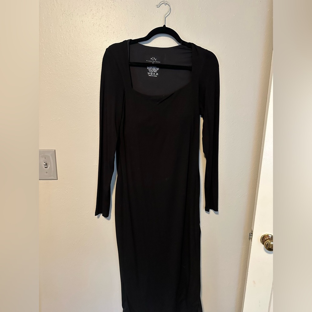 Klassy Network Black Bodycon Dress